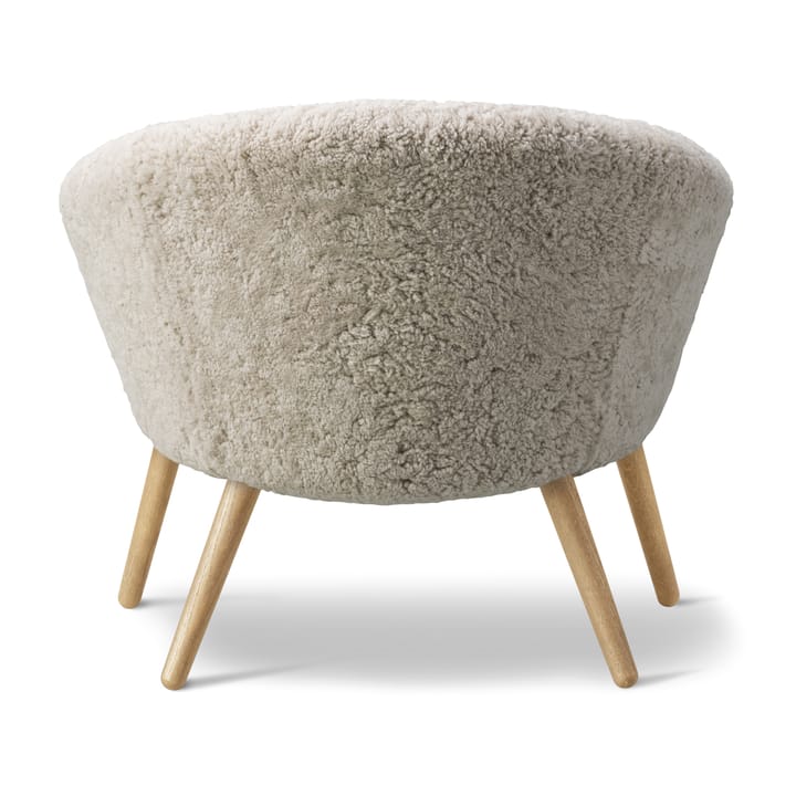 Ditzel loungefåtøj fåreskind, Moonlight-oak Fredericia Furniture