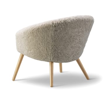 Ditzel loungefåtøj fåreskind - Moonlight-oak - Fredericia Furniture