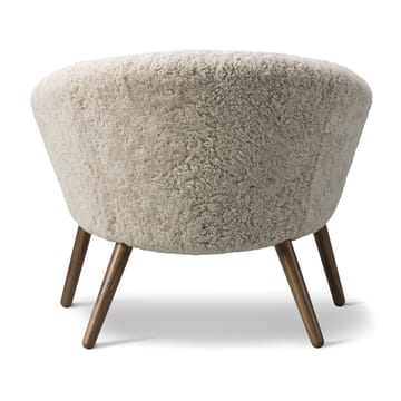 Ditzel loungefåtøj fåreskind - Moonlight-walnut - Fredericia Furniture