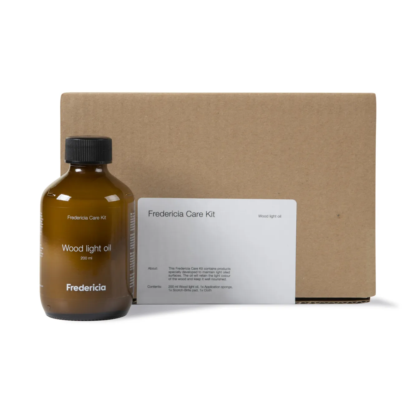 Fredericia møbelplejesæt træ, Lyst træ Fredericia Furniture