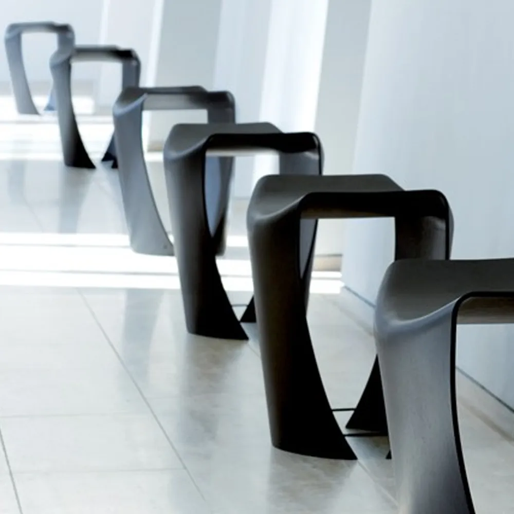 Gallery skammel, Sort Fredericia Furniture