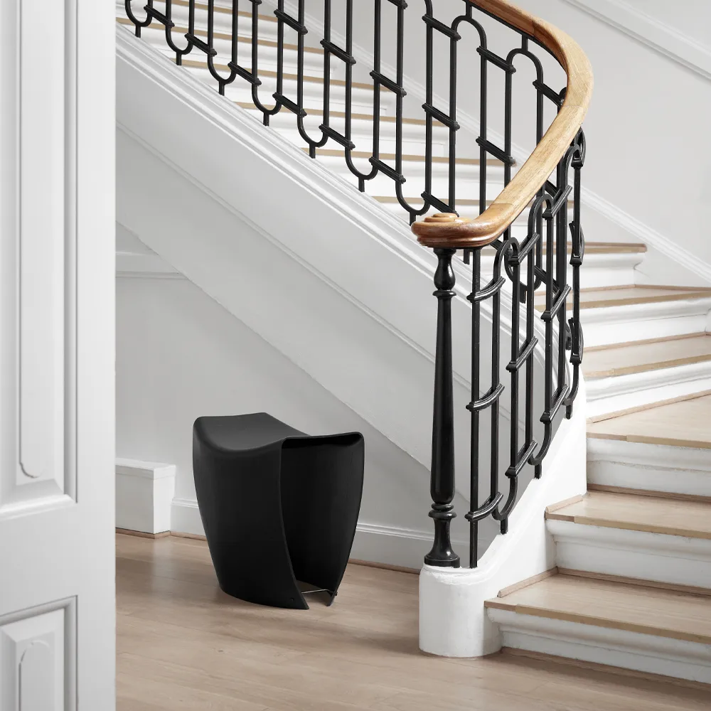 Gallery skammel, Sort Fredericia Furniture