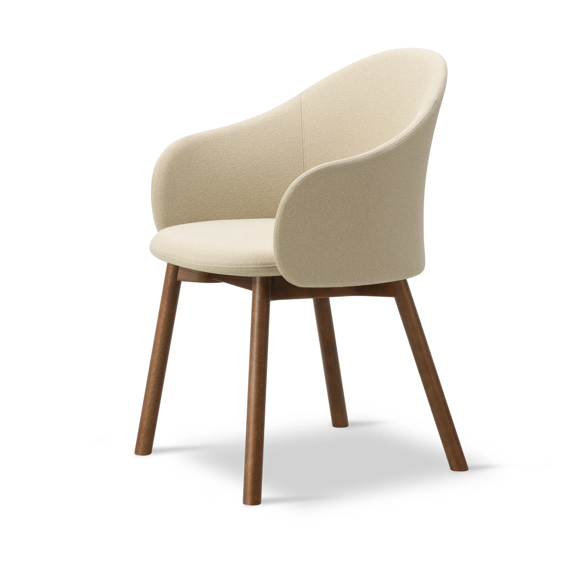 Gomo Armchair lænestol swivel-base 4-star, Mylla 221-røgbejdset lakeret eg Fredericia Furniture