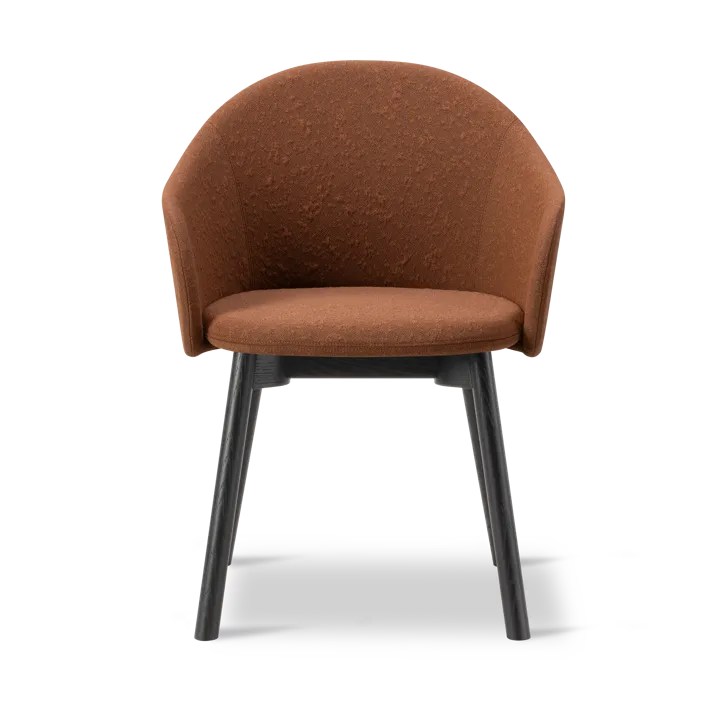 Gomo Armchair lænestol swivel-base 4-star - Myr 362-sortlakeret eg - Fredericia Furniture