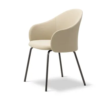 Gomo Armchair lænestol tube base - Mylla 221-flint - Fredericia Furniture