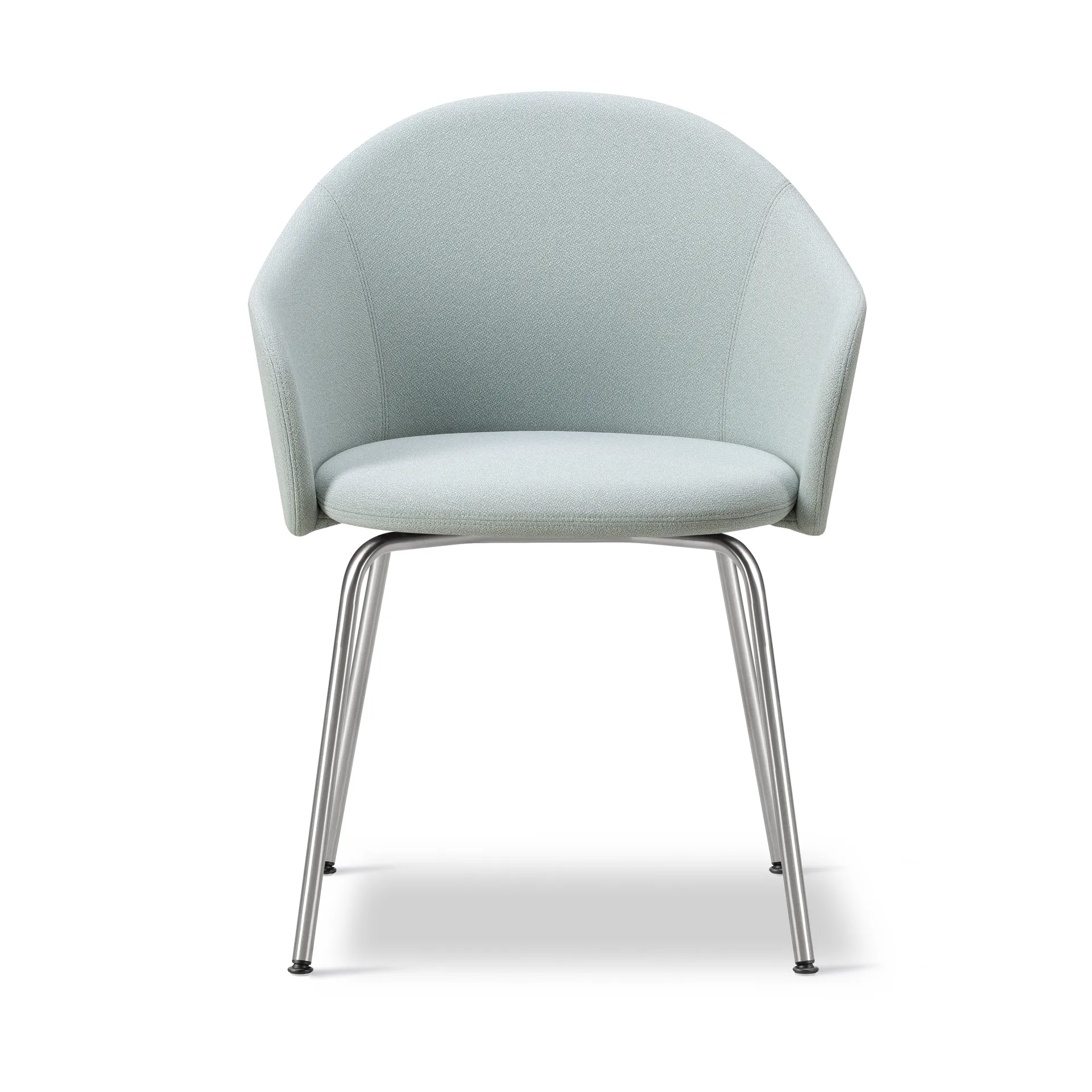 Gomo Armchair lænestol tube base, Mylla 811-rustfrit stål Fredericia Furniture