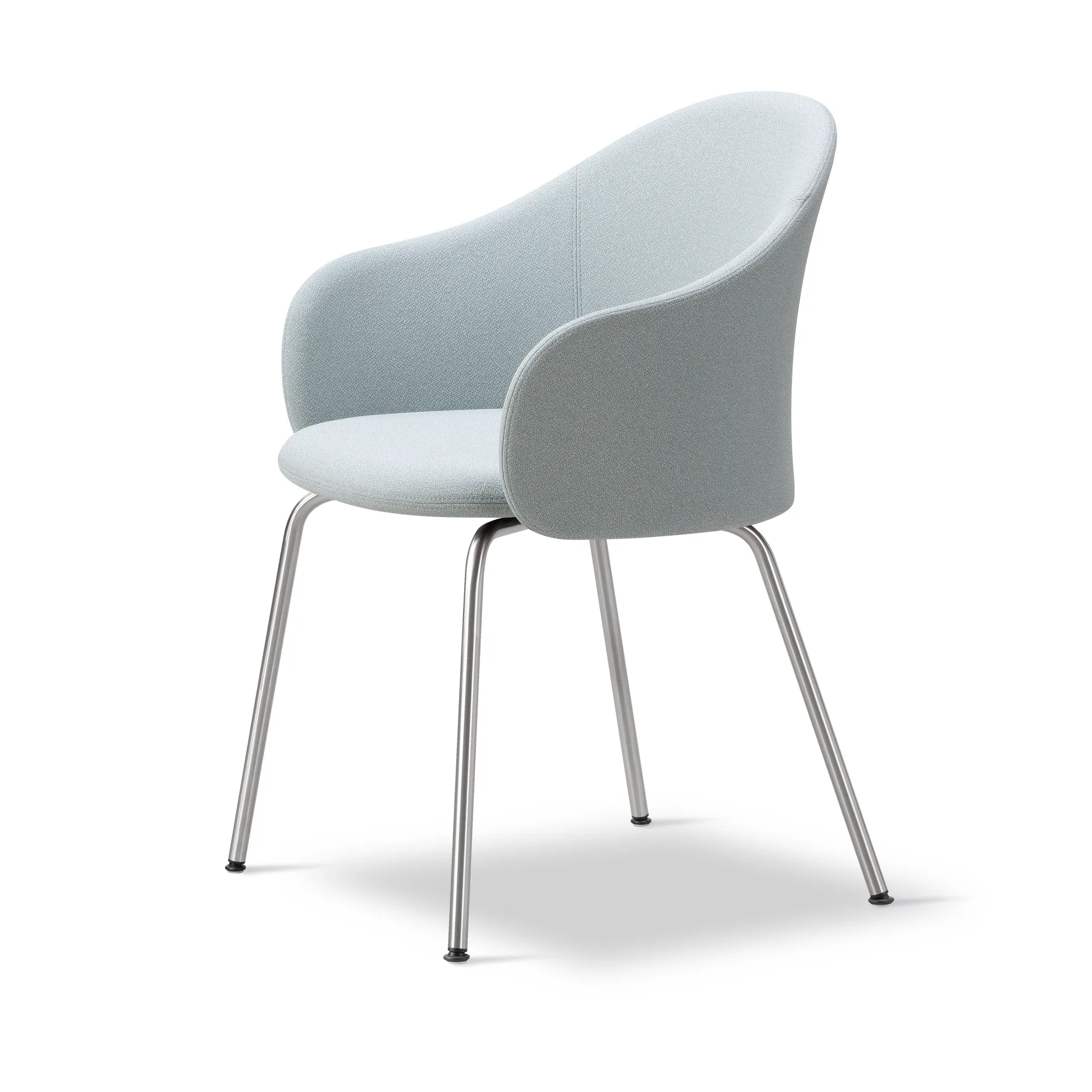 Gomo Armchair lænestol tube base, Mylla 811-rustfrit stål Fredericia Furniture