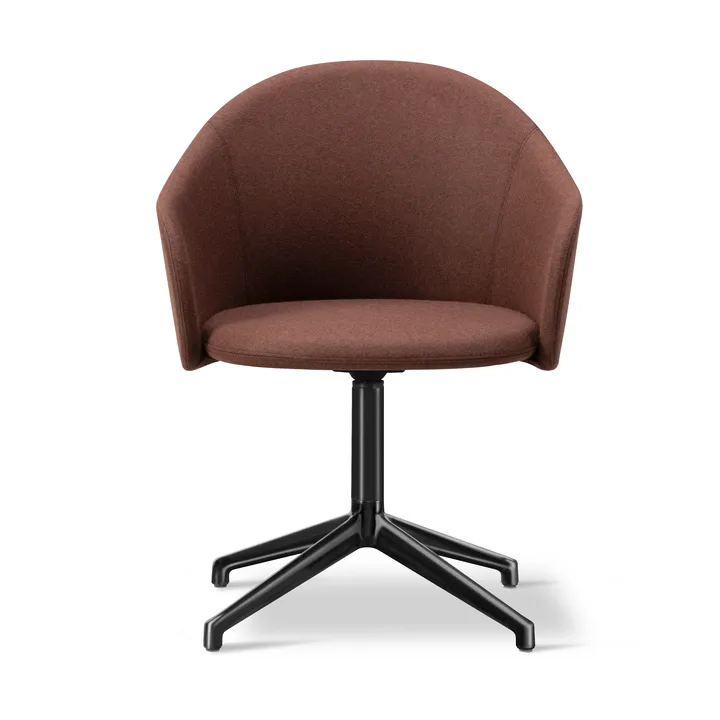Gomo lænestol swivel base 4-star - Blazer CUZ4D-black - Fredericia Furniture