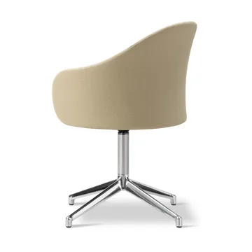 Gomo lænestol swivel base 4-star - Mylla 811 - poleret aluminium - Fredericia Furniture