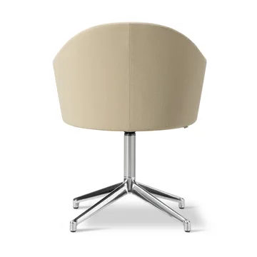Gomo lænestol swivel base 4-star - Mylla 811 - poleret aluminium - Fredericia Furniture