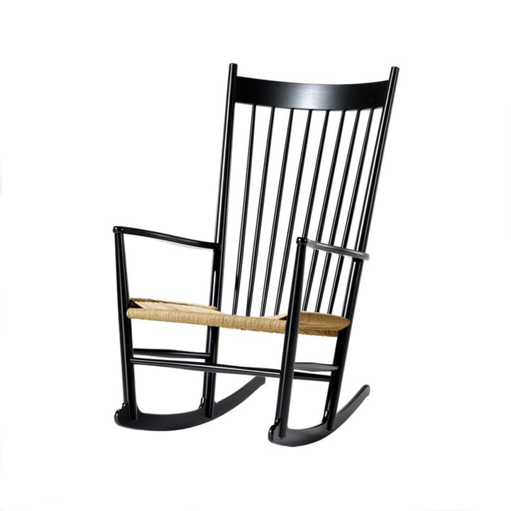 J16 gyngestol - Natur-sortlakeret eg - Fredericia Furniture