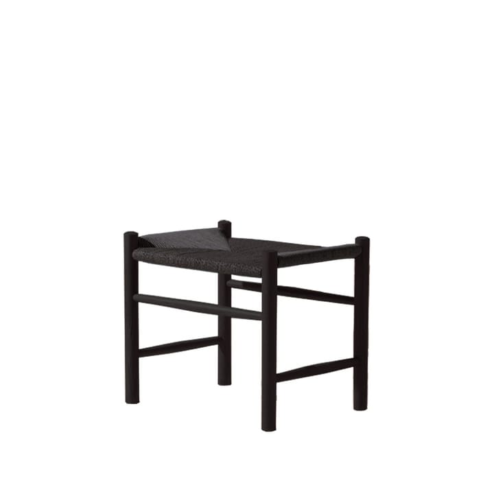 J16 skammel - Sort-sortlakeret eg - Fredericia Furniture