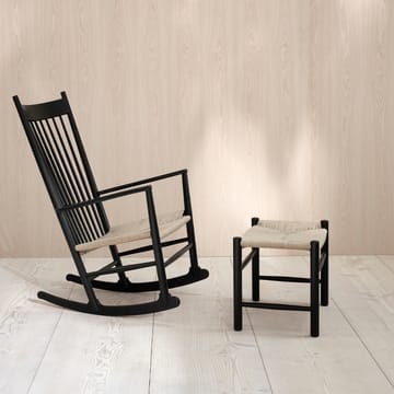 J16 skammel - Sort-sortlakeret eg - Fredericia Furniture