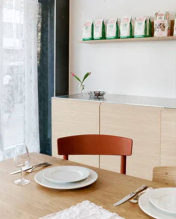 J39 stol - Herritage red-flettet natur - Fredericia Furniture