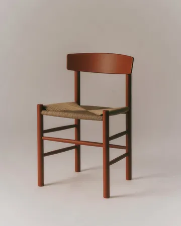 J39 stol - Herritage red-flettet natur - Fredericia Furniture