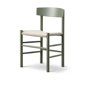 J39 stol - Khaki green-natur canvas - Fredericia Furniture