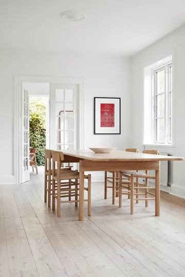 J39 stol, Lys oliebehandlet eg-flettet natur, 4 stk. - Fredericia Furniture