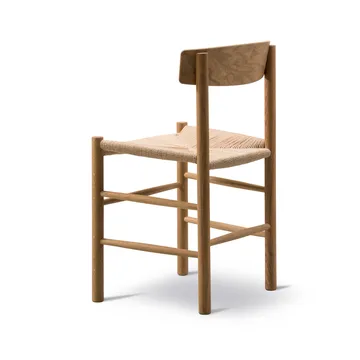 J39 stol, Oliebehandlet eg-flettet natur, 2 stk. - Fredericia Furniture
