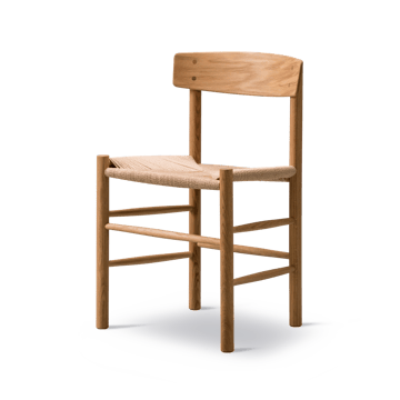 J39 stol - Oliebehandlet eg-flettet natur - Fredericia Furniture