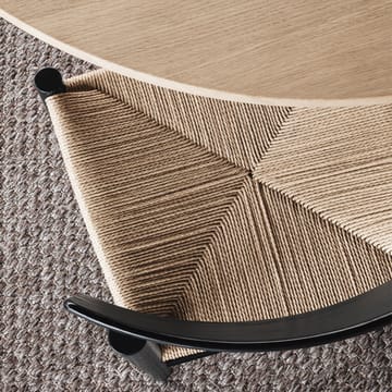 J39 stol - Sortlakeret eg-flettet natur - Fredericia Furniture