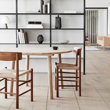 J39 stol - Sortlakeret eg-flettet sort - Fredericia Furniture