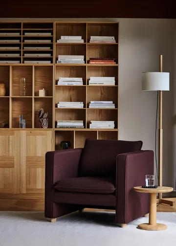 Jota loungestol - Vidar 693-lysolieret eg - Fredericia Furniture