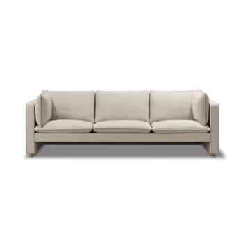 Jota sofa - Vidar 146-lysolieret eg, 231 cm, 3-personers sofa - Fredericia Furniture
