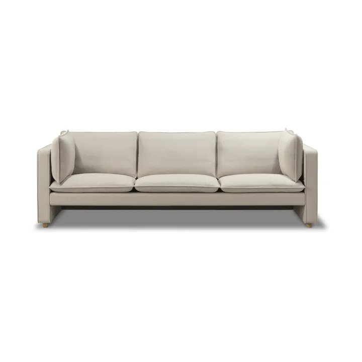 Jota sofa - Vidar 146-lysolieret eg, 231 cm, 3-personers sofa - Fredericia Furniture