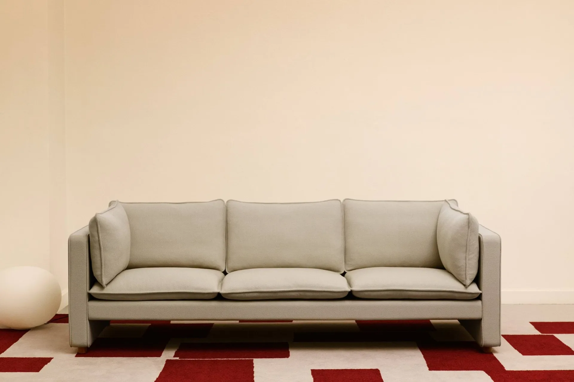 Jota sofa, Vidar 146-lysolieret eg, 231 cm, 3-personers sofa Fredericia Furniture