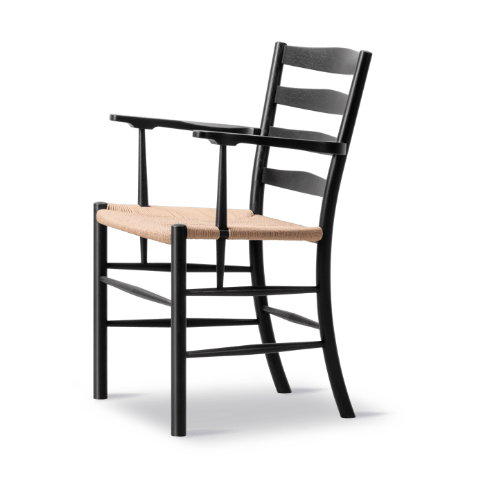 Klint karmstol - Naturflettet-sortlakeret eg - Fredericia Furniture