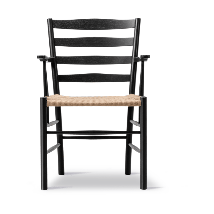 Klint karmstol, Naturflettet-sortlakeret eg Fredericia Furniture