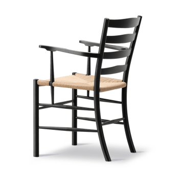 Klint karmstol - Naturflettet-sortlakeret eg - Fredericia Furniture