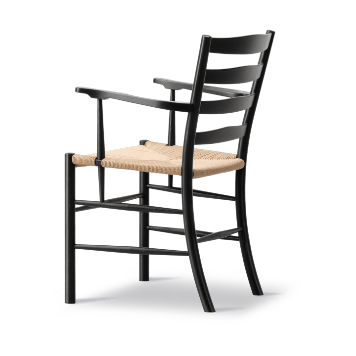 Klint karmstol, Naturflettet-sortlakeret eg Fredericia Furniture