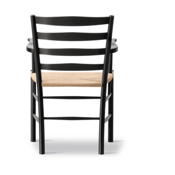 Klint karmstol - Naturflettet-sortlakeret eg - Fredericia Furniture