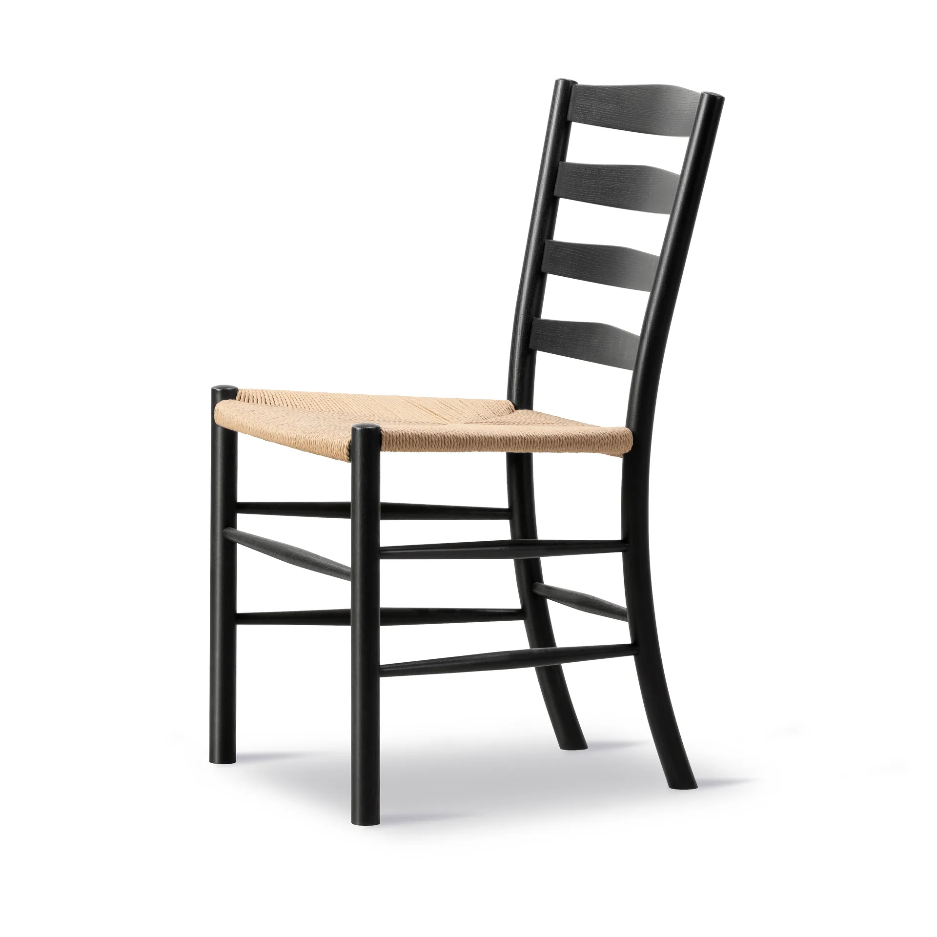 Klint stol, Naturflettet-sortlakeret eg Fredericia Furniture