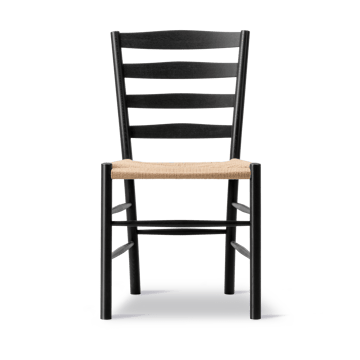 Klint stol - Naturflettet-sortlakeret eg - Fredericia Furniture
