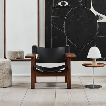 Meadow bordlampe - Opal - dark atlantico limestone - Fredericia Furniture