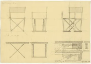 MK16 Folding Chair stol - Off white-olieret eg - Fredericia Furniture