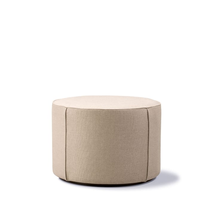 Mono siddepuff - Grand linen beige-Ø55 cm - Fredericia Furniture