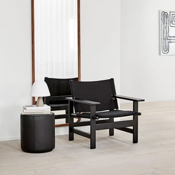 Mono siddepuff - Læder omni 307 cognac-Ø39 cm - Fredericia Furniture