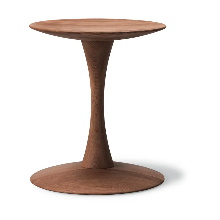 ND105 Trisse rund skammel - Røget olieret eg, Ø40x46 cm - Fredericia Furniture