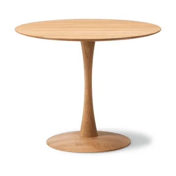 ND106 Trisse spisebord - Olieret eg, Ø90x73 cm - Fredericia Furniture