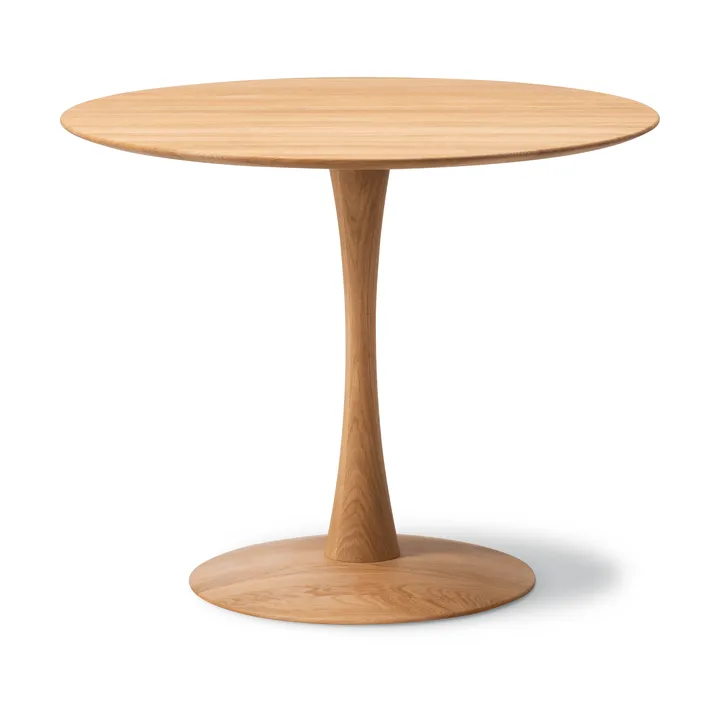 ND106 Trisse spisebord - Olieret eg, Ø90x73 cm - Fredericia Furniture