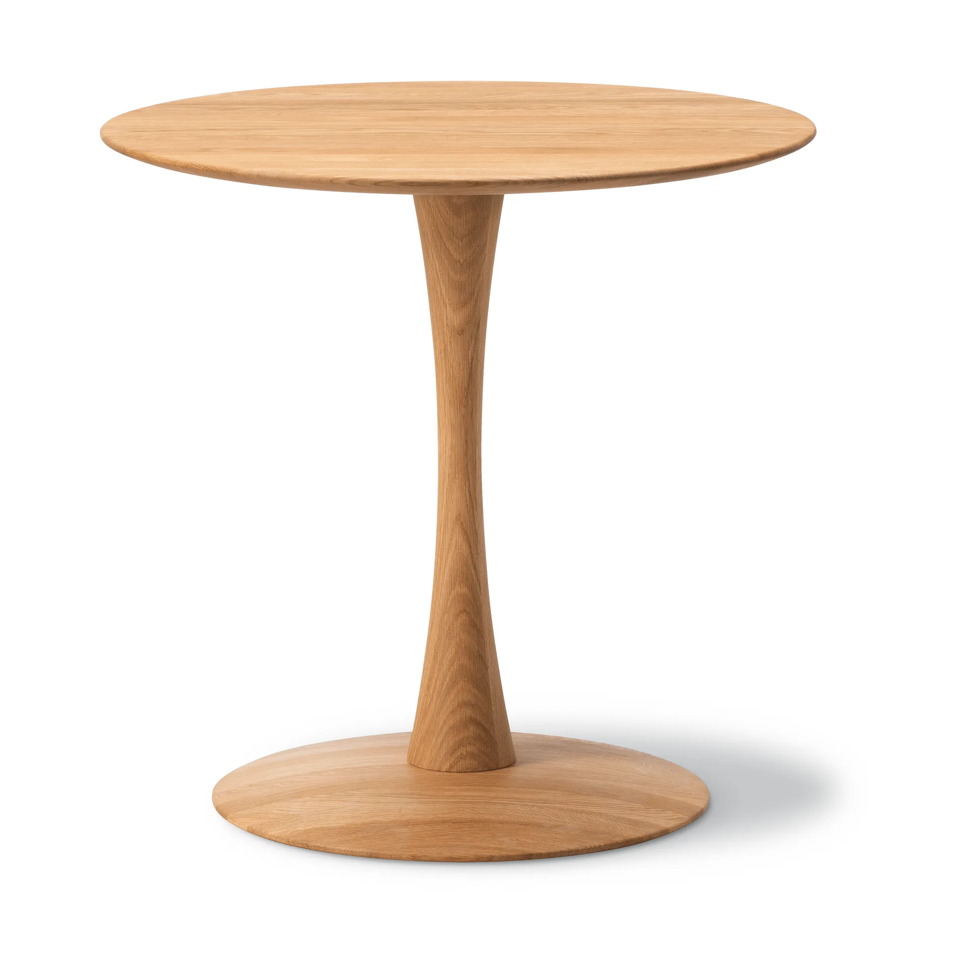 ND107 Trisse spisebord, Olieret eg, Ø75x73 cm Fredericia Furniture