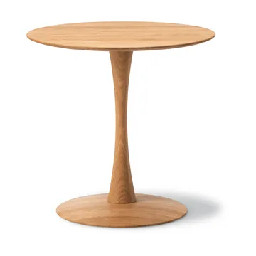 ND107 Trisse spisebord - Olieret eg, Ø75x73 cm - Fredericia Furniture