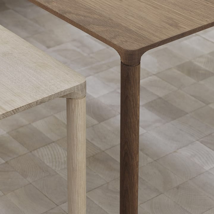 Piloti 6720 sofabord, Røget eg-højde 35 cm Fredericia Furniture