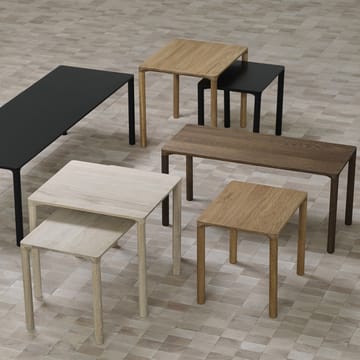 Piloti 6720 sofabord - Røget eg-højde 35 cm - Fredericia Furniture