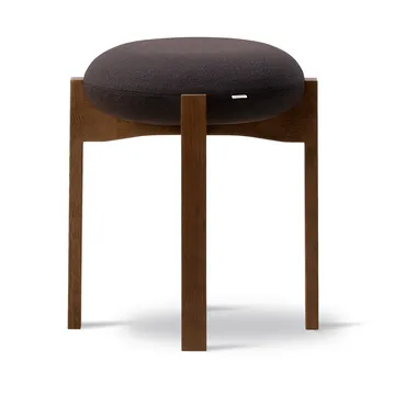 Pioneer rund skammel lav - Vidar 386-røget bejdset lakkeret eg - Fredericia Furniture