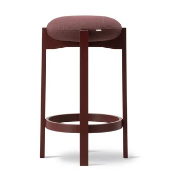 Pioneer skammel høj - Odino RC43 bordeaux-bordeaux bøg - Fredericia Furniture