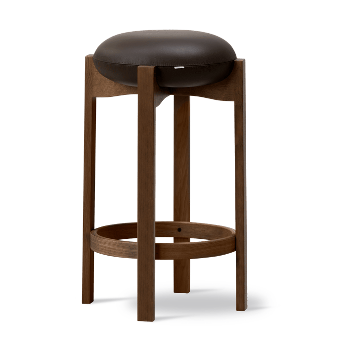 Pioneer skammel høj - Primo 86-1-røgetbejdset lakeret eg - Fredericia Furniture
